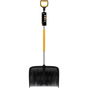 Fiskars 1057178, Lumilapio, Metalli, Musta, Oranssi, Ergonominen, 54,3 cm, 1,57 kg